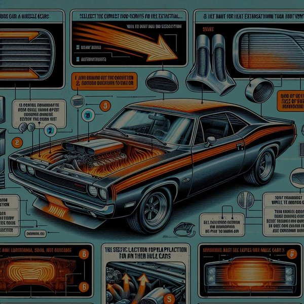 How to Choose the Right Aftermarket Hood Vents for Heat Extraction in a Muscle Car?