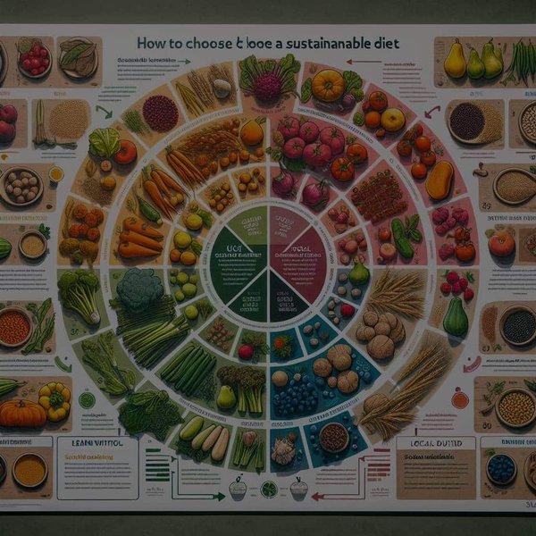 How to choose a sustainable diet based on the UK's seasonal and local produce?